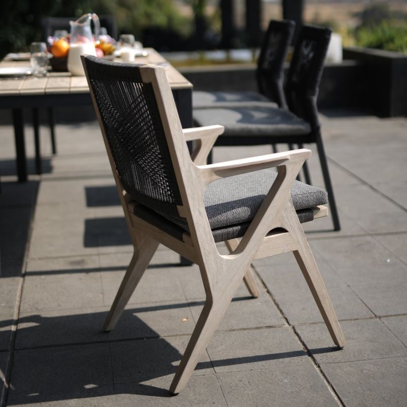 Lumiere Outdoor Teak Dining Chair