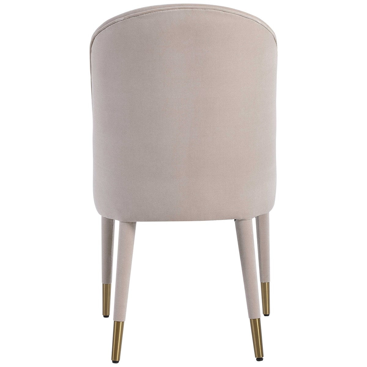 Alexa Champagne Velvet Chair (Set of 2)