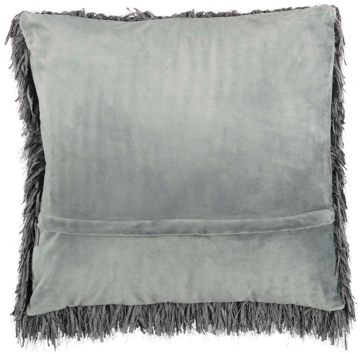 Nuria 20" x 20" Charcoal Throw Pillow - Elegance Collection