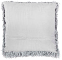 Nuria 20" x 20" Grey Throw Pillow - Elegance Collection