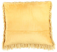 Nuria 20" x 20" Yellow Throw Pillow - Elegance Collection