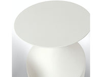 Chelsea Outdoor Side Table - Short White