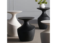 Chelsea Outdoor Side Table - Short White