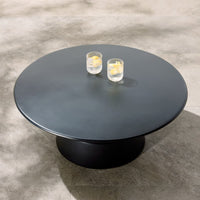 Tempe 32" Matte Black Indoor/Outdoor Coffee Table