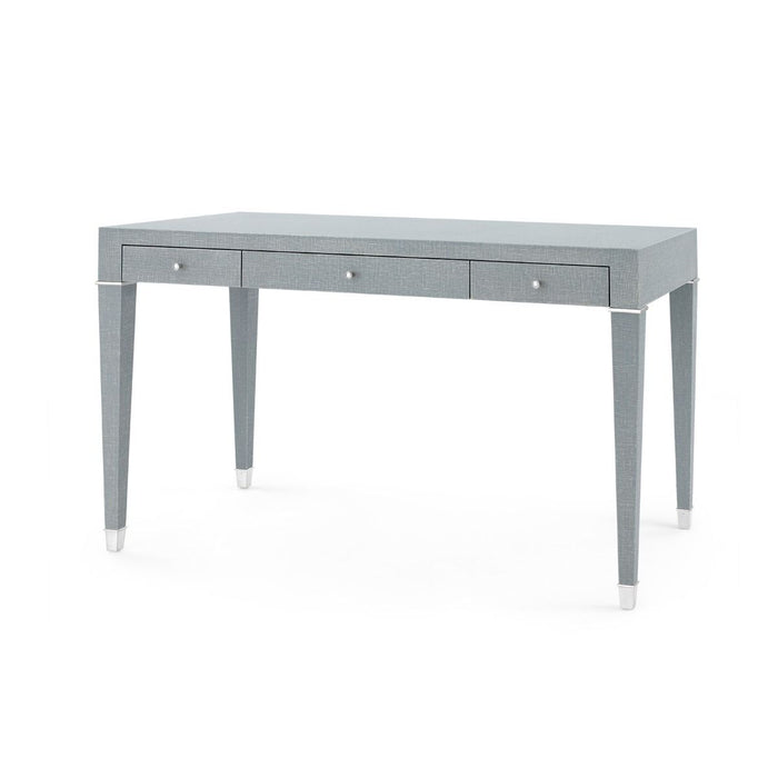 Seneca Desk - Winter Grey / Nickel