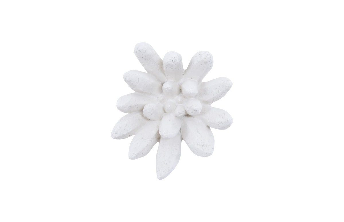 Blossom Gena White Stone Wall Art