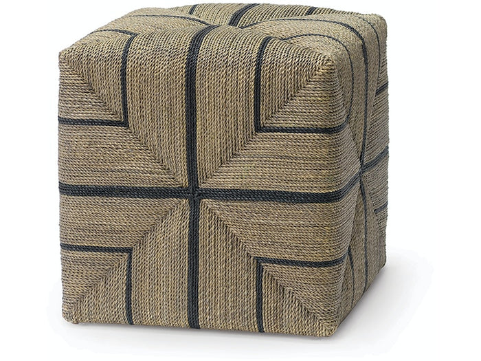 Fritz Rope Square Ottoman - Natural
