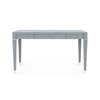 Seneca Desk - Winter Grey / Nickel