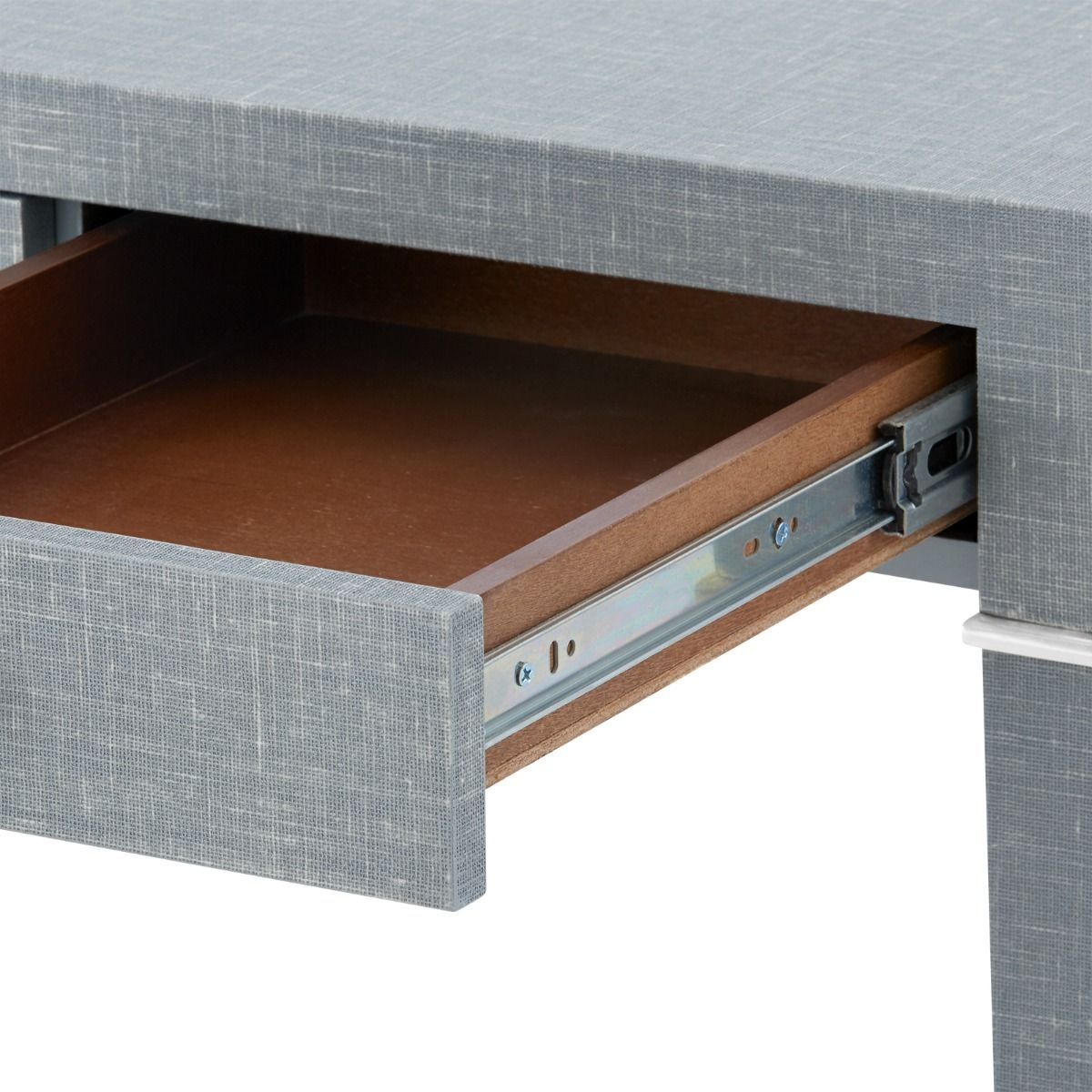 Seneca Desk - Winter Grey / Nickel