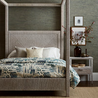 Woodside White Sand Hand-woven Rope Luxurious Canopy Bed