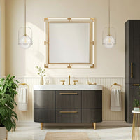Sherway Modern Rich Antique Brass Pendant (2 Sizes Available)