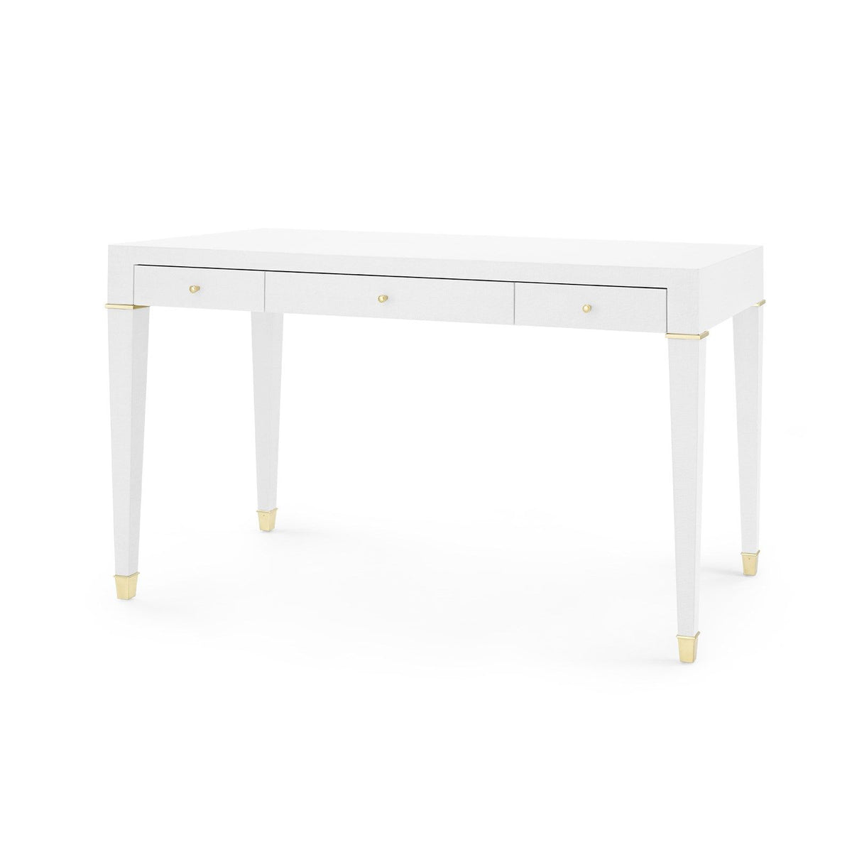 Seneca Desk - Cream / Brass