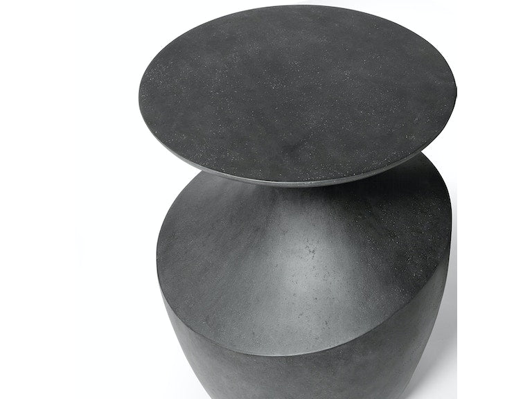 Chelsea Outdoor Side Table - Short Charcoal