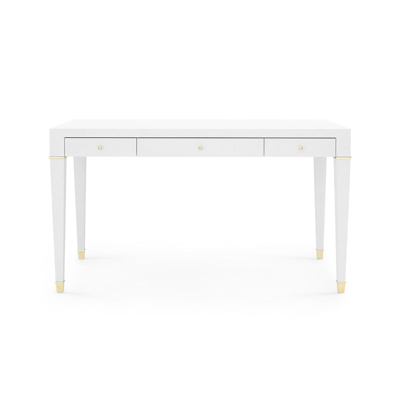 Seneca Desk - Cream / Brass