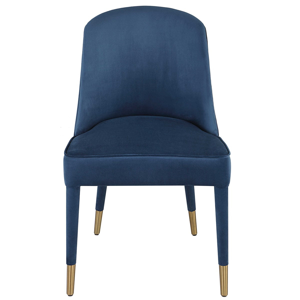 Alexa Sapphire Velvet Chair (Set of 2)