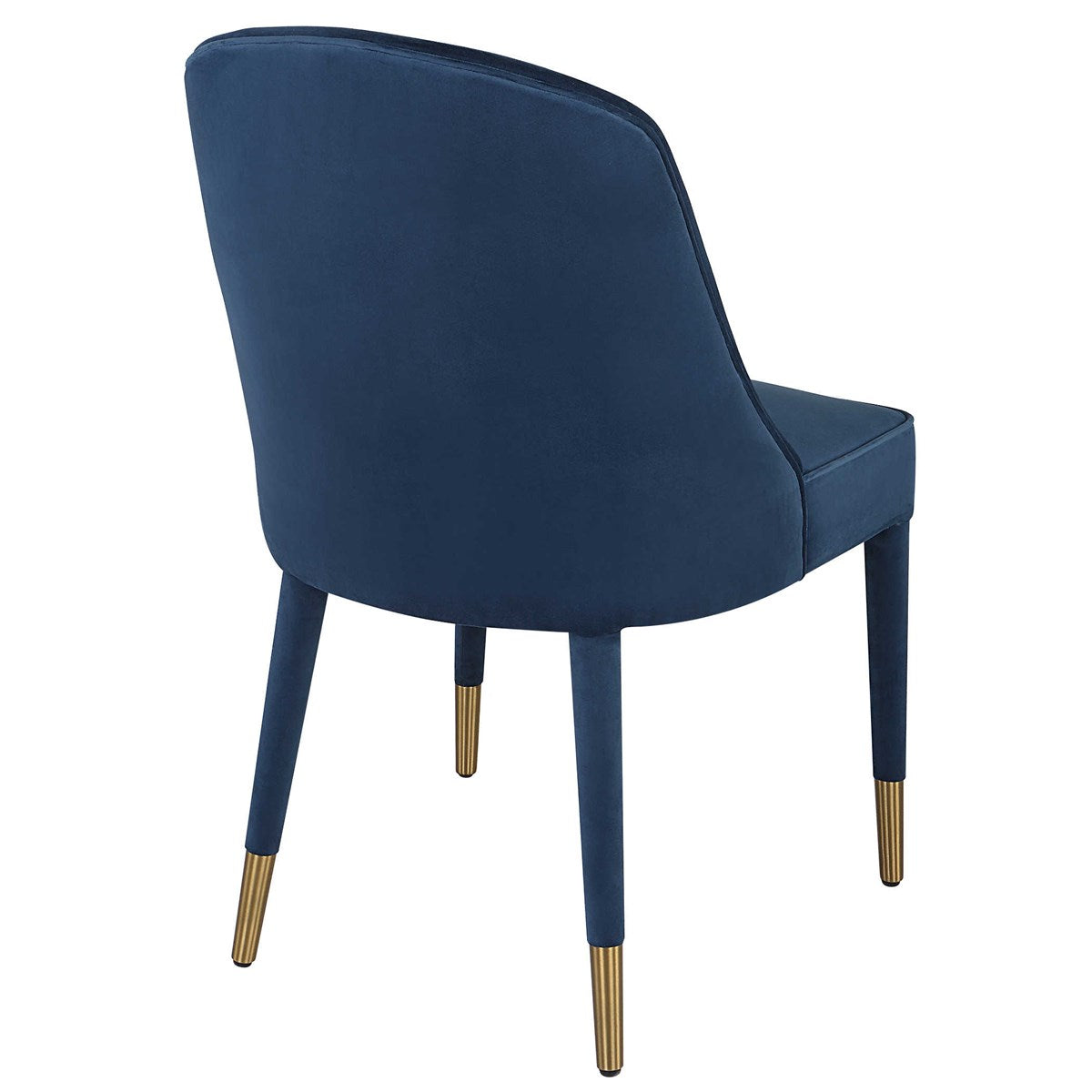 Alexa Sapphire Velvet Chair (Set of 2)