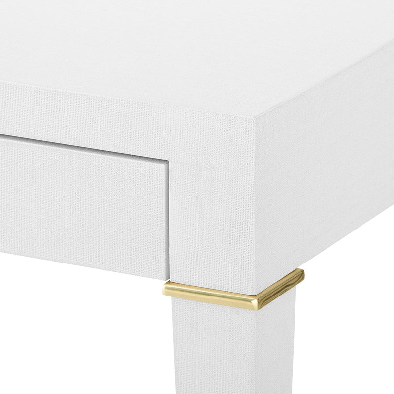 Seneca Desk - Cream / Brass