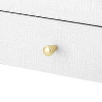 Seneca Desk - Cream / Brass