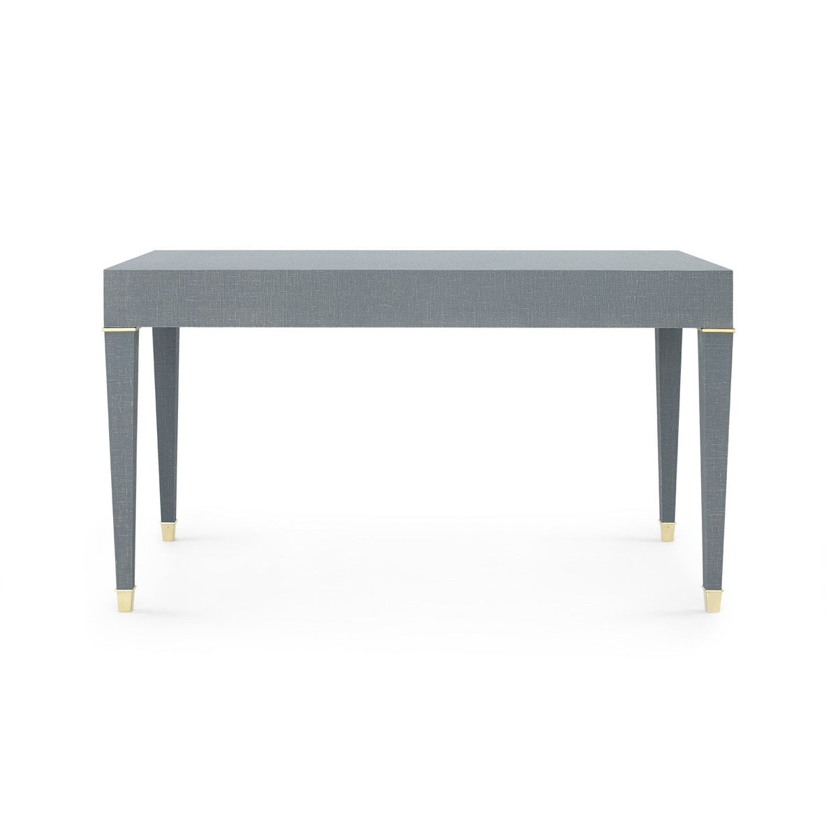 Seneca Desk - Winter Grey / Brass