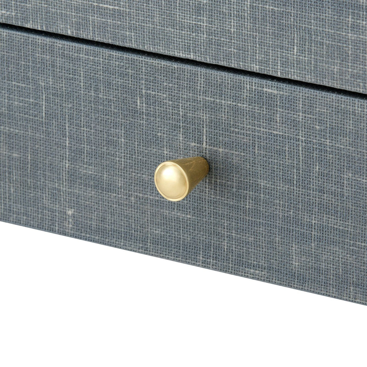 Seneca Desk - Winter Grey / Brass