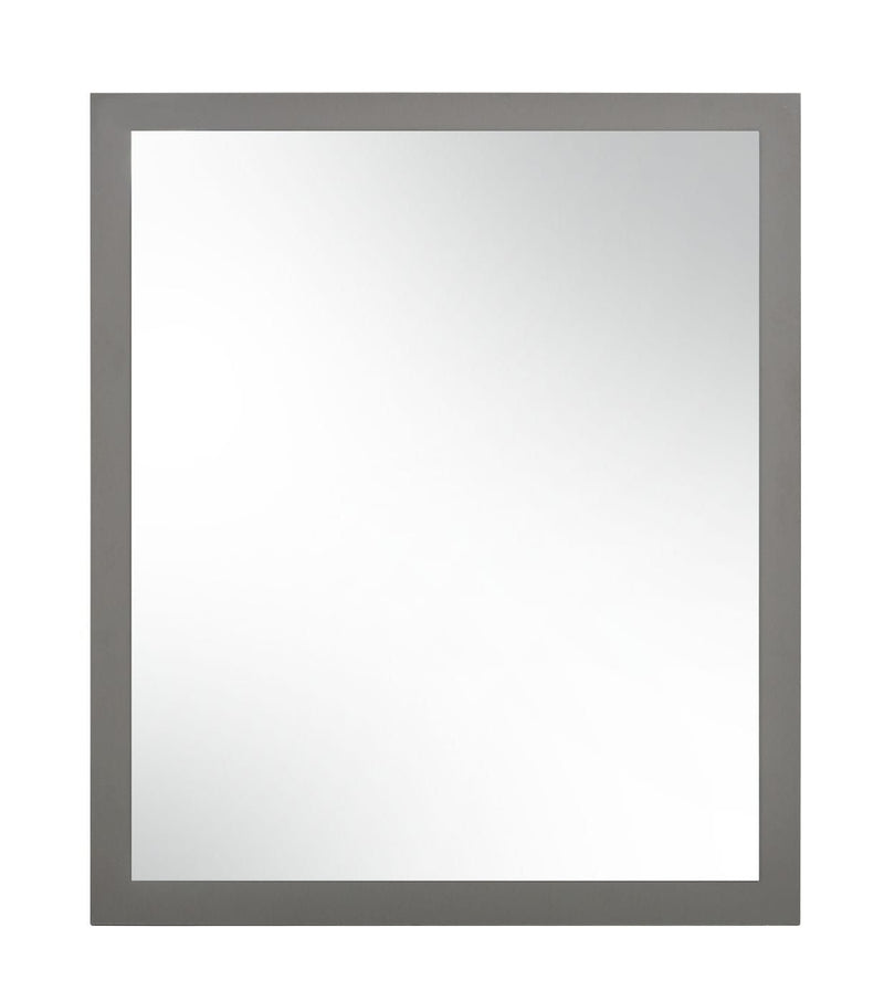 Fedora Modern Elm & Matte Grey Mirror