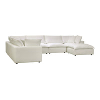 Carlie Natural Modular Large Chaise Sectional - Luxury Living Collection