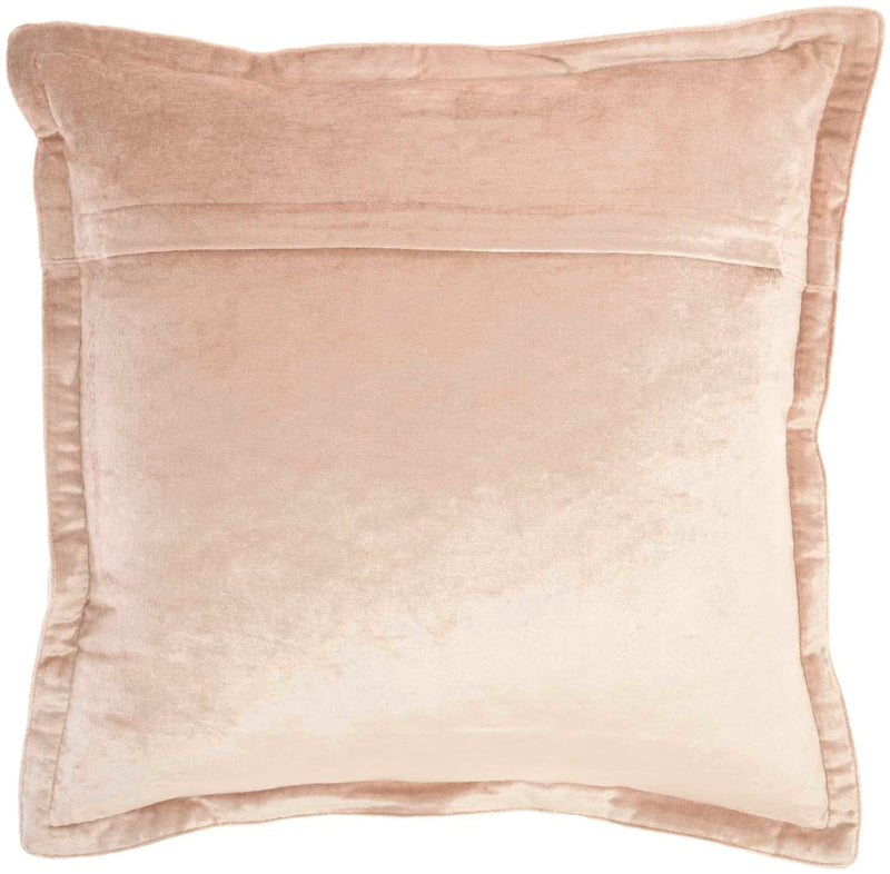 Solene 20" x 20" Blush Throw Pillow - Elegance Collection