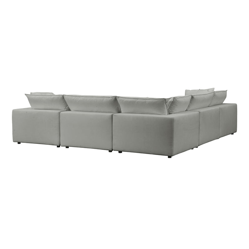 Carlie Slate Modular Large Chaise Sectional - Luxury Living Collection