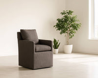 Chelseah Modern Grey Fabric Dining Chair