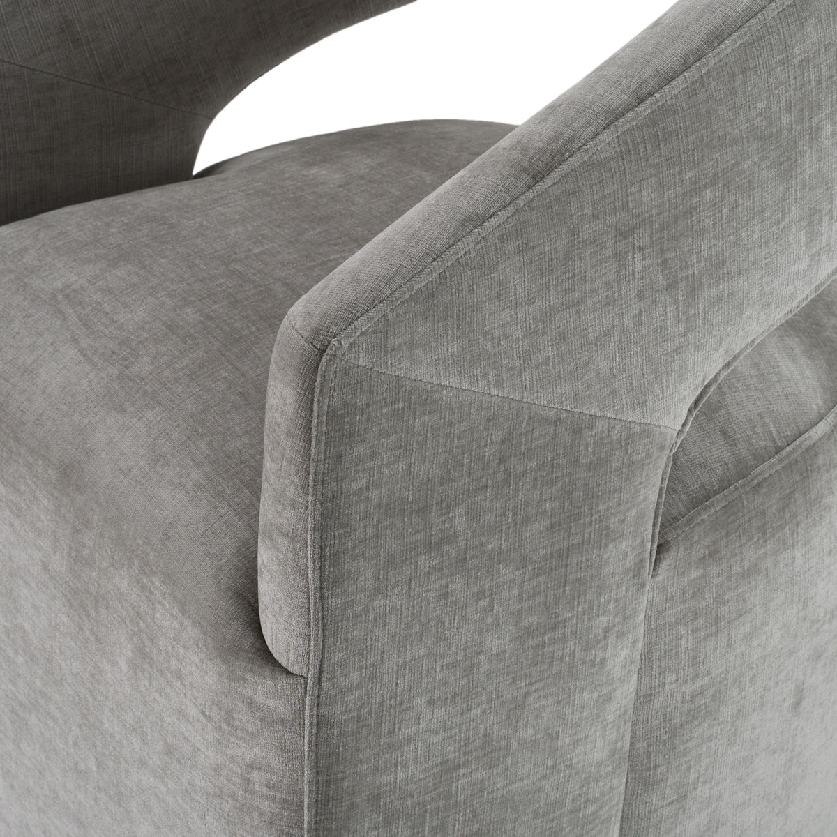 Gastra Grey Modern Fabric Dining Chair