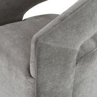 Gastra Grey Modern Fabric Dining Chair