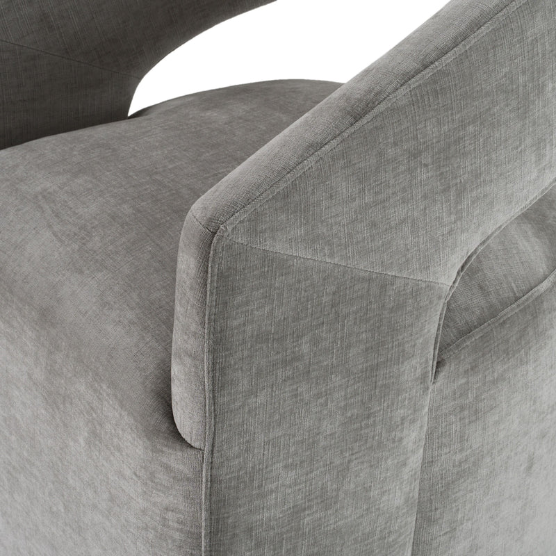 Gastra Grey Modern Fabric Dining Chair
