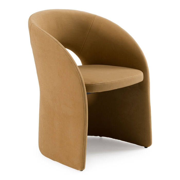 Digby Modern Tan Fabric Dining Chair