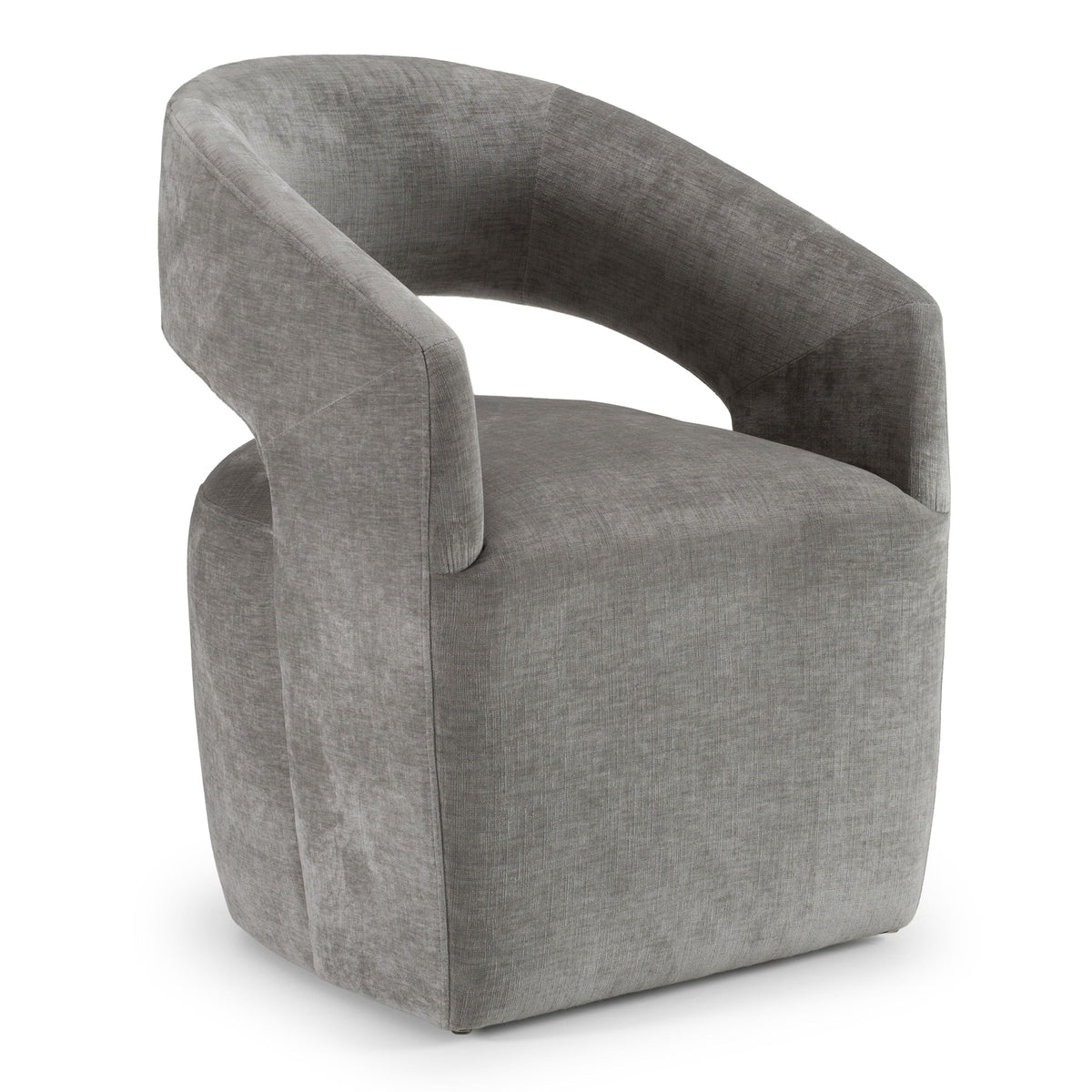 Gastra Grey Modern Fabric Dining Chair