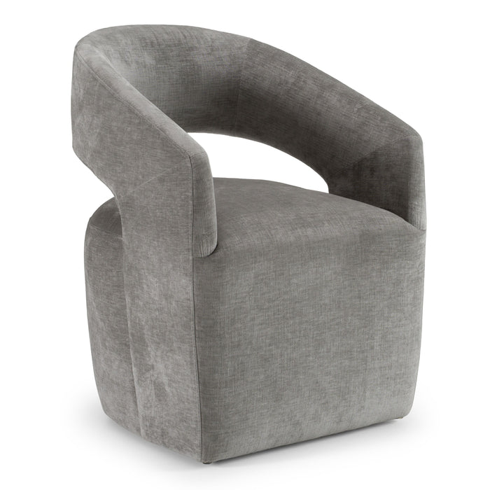 Gastra Grey Modern Fabric Dining Chair