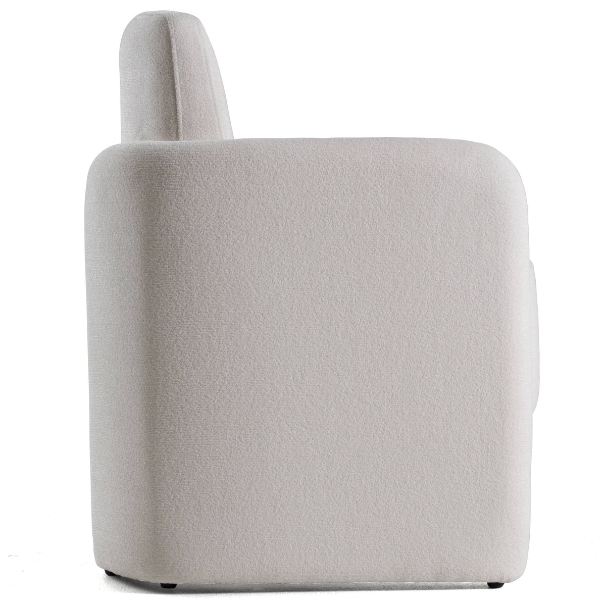Vivianne Modern White Fabric Dining Chair