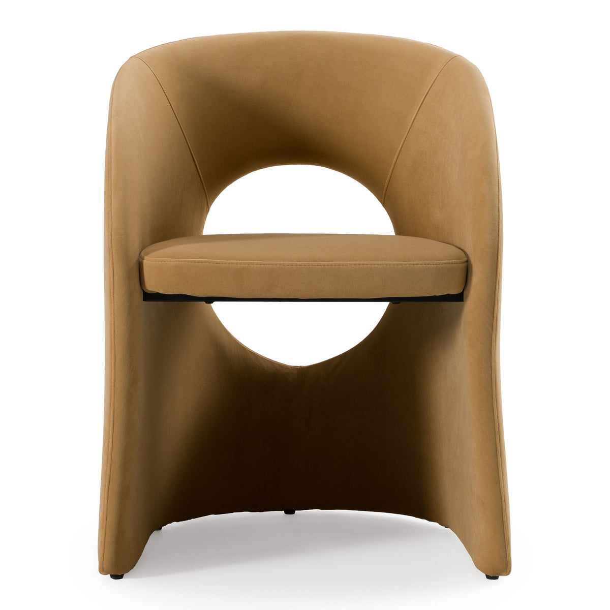 Digby Modern Tan Fabric Dining Chair