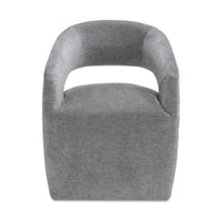 Gastra Grey Modern Fabric Dining Chair