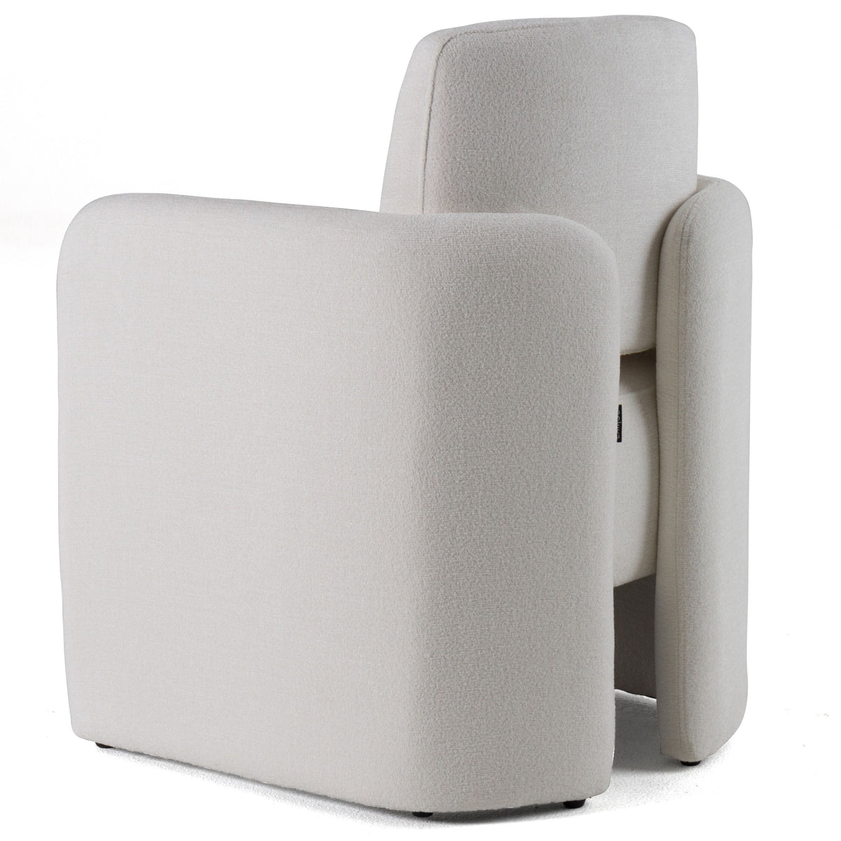 Vivianne Modern White Fabric Dining Chair