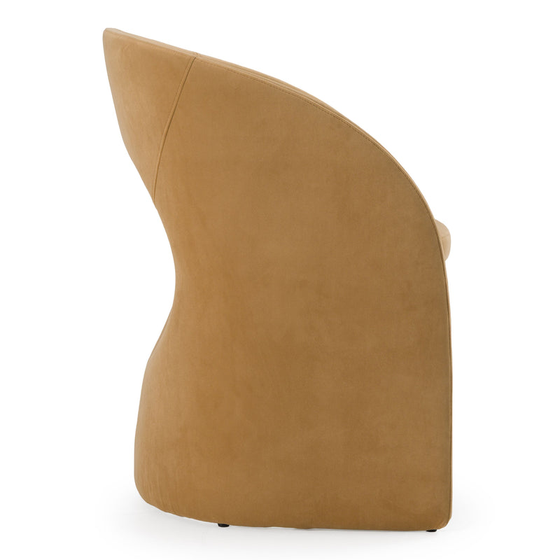 Digby Modern Tan Fabric Dining Chair