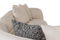 Stratford Modern Off White Sectional Sofa