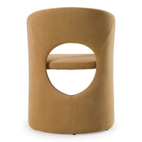 Digby Modern Tan Fabric Dining Chair