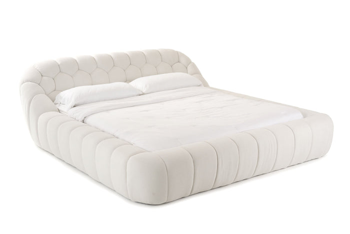 Nicoma Modern Off-White Bed