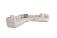 Stratford Modern Off White Sectional Sofa