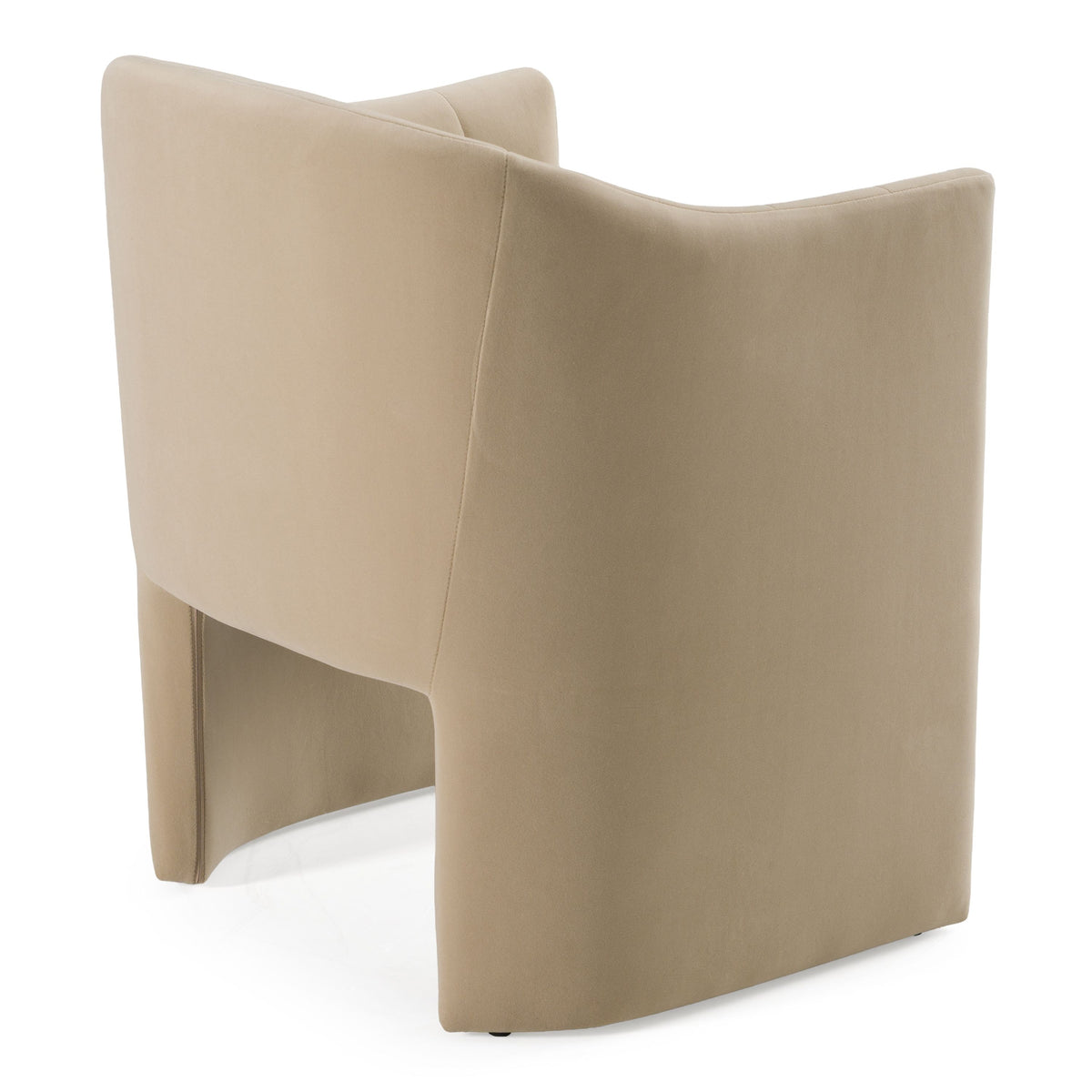 Akiko Modern Beige Fabric Dining Chair