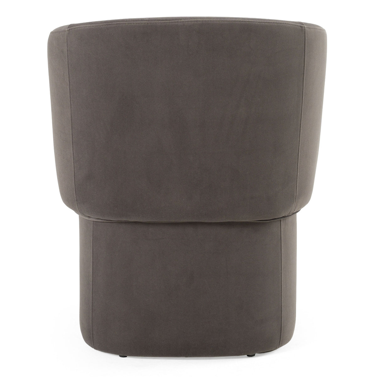Mollie Modern Grey Velvet Dining Chair