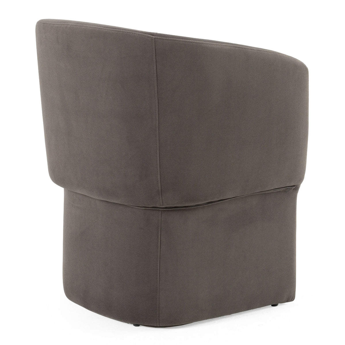 Mollie Modern Grey Velvet Dining Chair