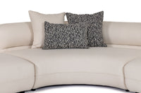 Stratford Modern Off White Sectional Sofa