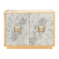 Isadora 48" Gold Leaf Cabinet