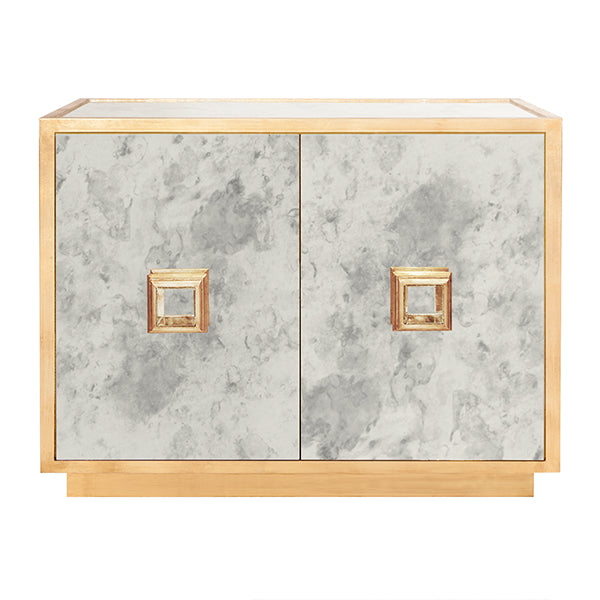 Isadora 48" Gold Leaf Cabinet